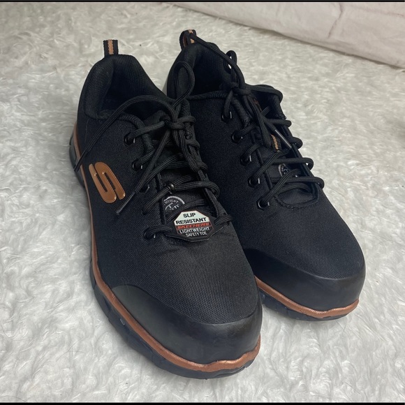 Skechers Work slip Resistant mens shoes size 9.5 - Picture 9 of 16